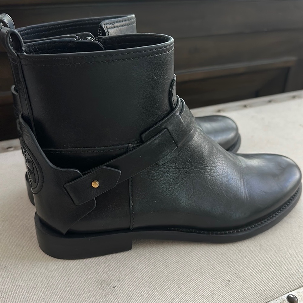 Tory Burch Leather Ankle Boots